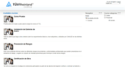 Desktop Screenshot of campus.tuv-online.com.ar